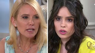 Fuerte cruce de Sofi Morandi y Valeria Mazza por el feminismo en lo de Mirtha Legrand Mesaza [upl. by Latsyrd]