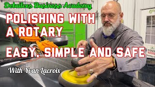 Polishing with a rotary made easy [upl. by Airbmat]