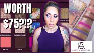 NEW ADEPT COSMETICS LEGAND OF ARDRA PALETTE  TUTORIAL  REVIEW  IS IT THE GOOD OR BAD FORMULA [upl. by Lynett]