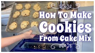 How To Make Cookies From Cake Mix  Few Ingredients  Easy [upl. by Renfred650]