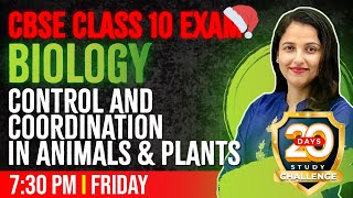 CBSE Class 10 Biology  CONTROL AND COORDINATION IN ANIMALS AND PLANTS  Chapter 2  Exam Winner [upl. by Laurel]