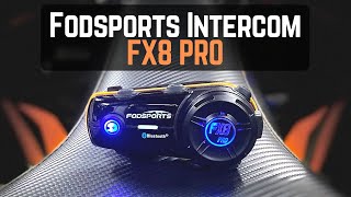 Helmet intercom review Fodsports FX8 PRO [upl. by Kiona]