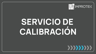 Servicio de Calibración [upl. by Sorel53]