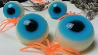 HOW TO MAKE GUMMYJELLO EYEBALLS [upl. by Nawk]