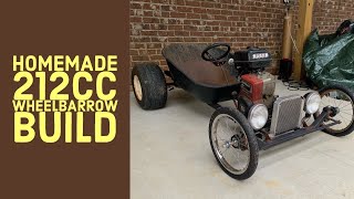 DIY wheelbarrow go kart build The Rat Bucket part 1 [upl. by Karry]