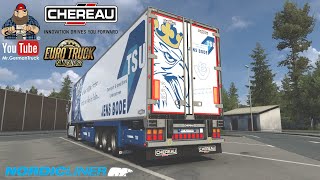 ETS2 v143 Chereau Trailer amp Tuning v10 [upl. by Ilhsa]