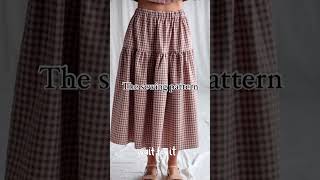 Summer skirt sewing pattern l Learn to sew [upl. by Neema]