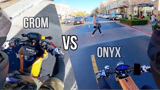 Honda Grom VS Onyx RCR  Which One Should You Buy [upl. by Enneicul230]