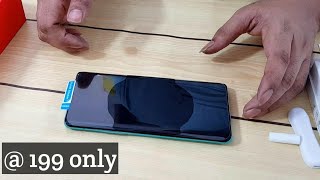 Remove Air from UV Glass if Liquid not spread properly  Oneplus 8t [upl. by Hamirak924]