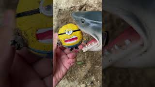 Minion Eating Shark  Minion Grumobile Mega Minion Jerry Minion Pinky Minions Rocket Car [upl. by Hebner]