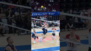 Team USA 🇺🇸 vnl2024 volleyball teamusa micah eric shoji christensen anderson olympics [upl. by Aidroc]