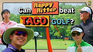 Can we beat Taco golf 2 vs 2 scramble HappyHitter x Tacogolf [upl. by Adaline]