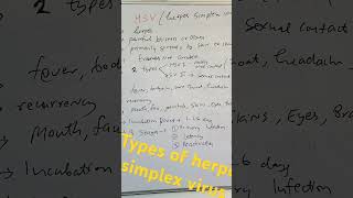 Herpes simplex virus in hindi doctor exam mbbs doctor neet [upl. by Khosrow314]