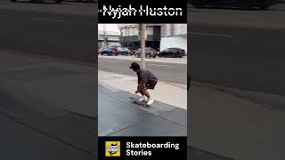 Nyjah Huston Street Skating  California sk8 skateboarding skate athlete nyjahhuston nyjah [upl. by Adnik55]