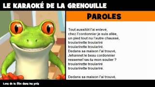 Vincent la grenouille  Karaoké  Lors de la fête dans les prés [upl. by Zicarelli]