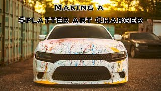 Making a Splatter Art Charger with Plasti Dip [upl. by Mitchell873]