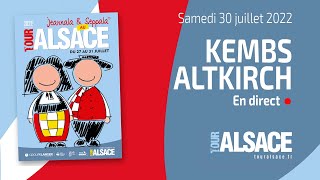 Étape 4  Tour Alsace 2022  Kembs  Altkirch  300722 [upl. by Aillimac]