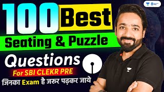 SBI Clerk 2023  Best Seating and Puzzle Questions  Reasoning  Puneet [upl. by Bum]