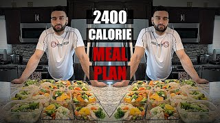 2400 Calorie Meal Plan  Build Muscle amp Lose Fat [upl. by Mahgem528]