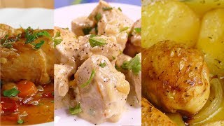 4 recetas de POLLO faciles y RAPIDAS de hacer [upl. by Lodhia]