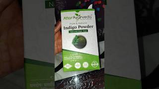 Indigo powder review how to apply indigo powder get naturally black hair [upl. by Rechaba]