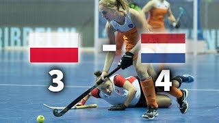 Alle goals van de WKwedstrijd Polen  Oranje Dames Zaal 34 [upl. by Lowrie]