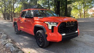 A closer look… 2022 Toyota Tundra TRD Pro in Solar Octane [upl. by Hijoung762]