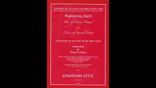 JONATHAN DAVID LITTLE  quotPolyhymniaquot Op10 STRING ORCHESTRA SCORE Multidivisi [upl. by Allemap266]