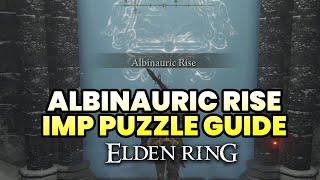 Elden Ring  How to solve Albinauric Imp Puzzle GravenMass Talisman [upl. by Cristiano]