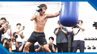 Highlights From Naoya Inoue Open Workout [upl. by Noskcire]