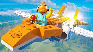 I BUILT A PLANE in LEGO FORTNITE [upl. by Cheffetz165]