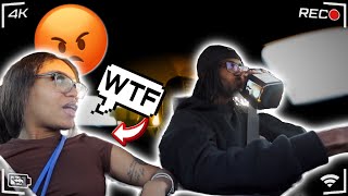 Drinking And Driving Prank On Girlfriend👀 NEVER AGAIN🤦🏾‍♂️ [upl. by Ardnosal]