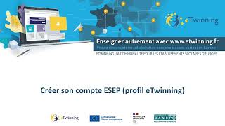 Création Compte eTwinning sur lESEP 2 [upl. by Ocramed]