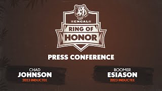 Hear From The Cincinnati Bengals 2023 Ring of Honor Inductees l Chad Johnson and Boomer Esiason [upl. by Susan772]