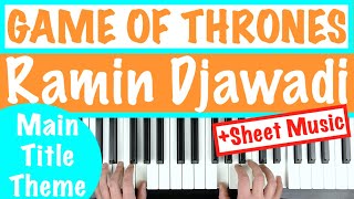 How to play GAME OF THRONES Piano Tutorial Main Title Theme [upl. by Neitsirk]