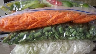 How to Store vegetables in the fridge time saving bulk storage Rehabkitchen [upl. by Ardle713]