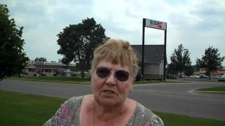 Marge Hames Protests New Ulm Kmart Closure on its Last Day [upl. by Nerraw]