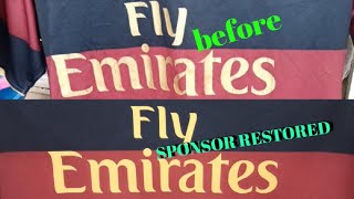 arsenal third kit 2007 sponsor restoration by Drjersey [upl. by Alrrats]