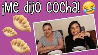 ¡PROBANDO EMPANADAS COREANAS CON MI MAMÁ  YIYI SOSA [upl. by Anwat]