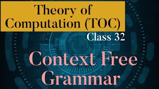 Context Free Grammar introduction TOC in Telugu [upl. by Nabi]