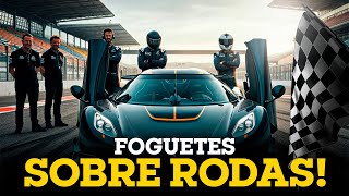 FOGUETES SOBRE RODAS  OS CARROS MAIS RÁPIDOS DO MUNDO [upl. by Mano]