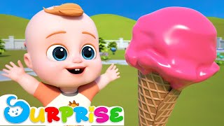 La Canción de Los Helados 🍨🍧🍦  Surprise Baby Canciones Infantiles [upl. by Singer339]