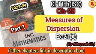 Measures of DispersionEx21A Cl11  ISC  ProblemsBeater [upl. by Iur]