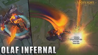 Olaf Infernal  Skin Spotlight PREVIA [upl. by Irami]