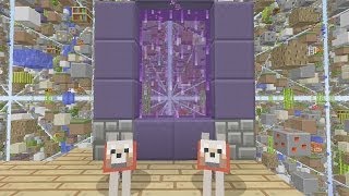 Minecraft Xbox  Sky Grid  Nether Portal 5 [upl. by Zoba778]