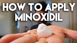 How to Apply Minoxidil Rogaine [upl. by Adiaz]