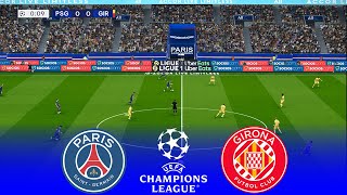 LIVE 🔴 PSG vs GIRONA  UEFA Champions League 20242025 Matchday 1  eFootball [upl. by Ruby]