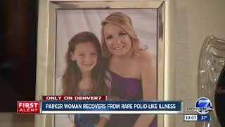 Denver7 speaks to young woman battling rare poliolike disease now spiking in US [upl. by Aicirtac624]