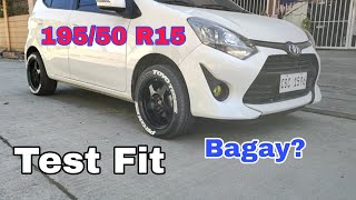 Rota Slipstream R15 19550 with Tire sticker  Toyota Wigo [upl. by Reteip484]