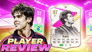 👀97 FUTTIES ICON KAKA SBC PLAYER REVIEW  EA FC 24 ULTIMATE TEAM [upl. by Cavallaro]